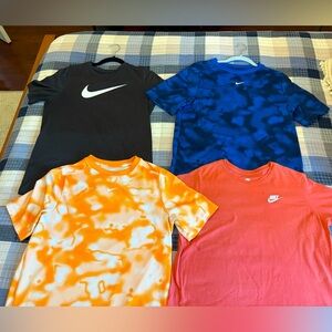 (4) Nike dri-fit shirts, all in near perfect condition- boys, youth XL